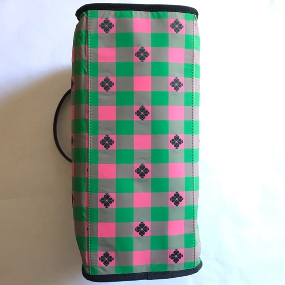 Kate Spade Morley Large Tote Green Pink Black with Dustbag - Picture 5 of 16